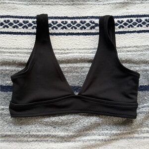 Black Womens Bikini Top Size Medium